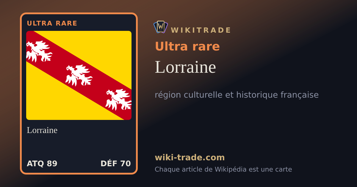 Lorraine — carte Ultra rare