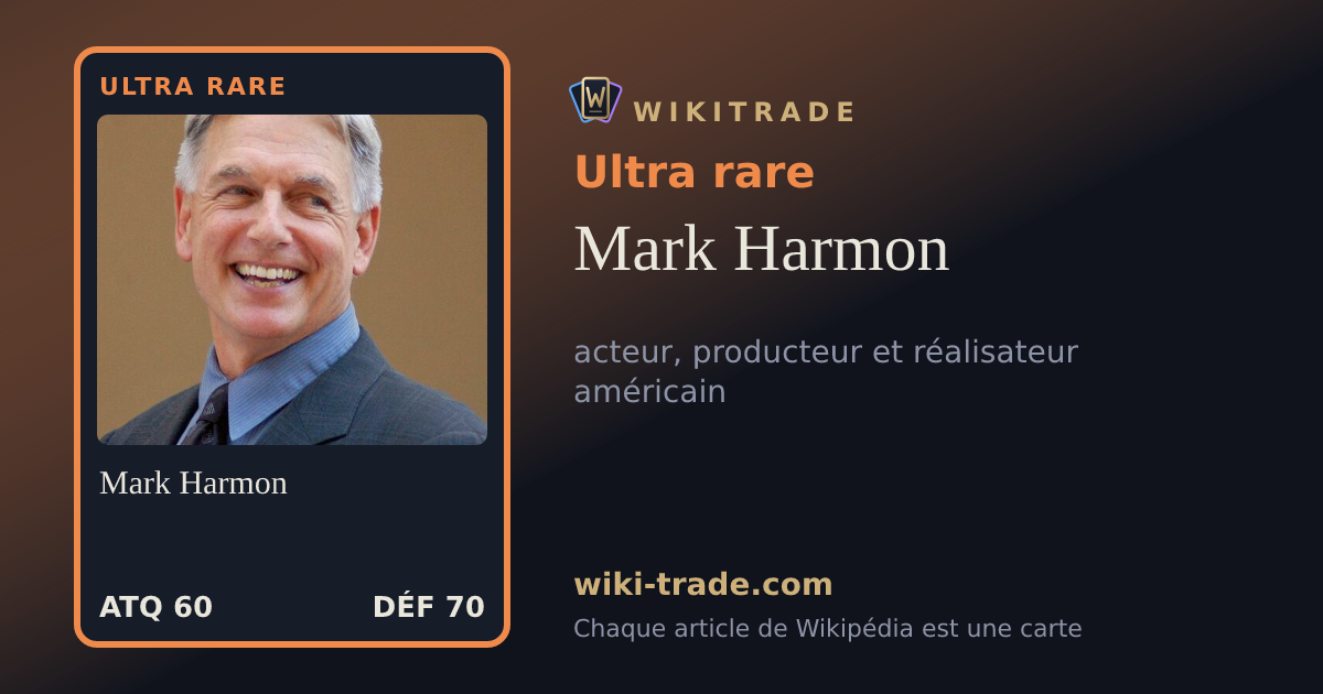 Mark Harmon — carte Ultra rare