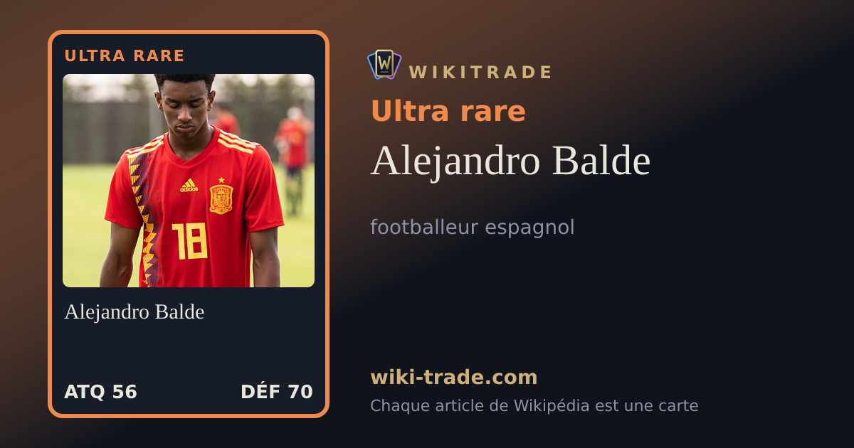 Alejandro Balde — carte Ultra rare