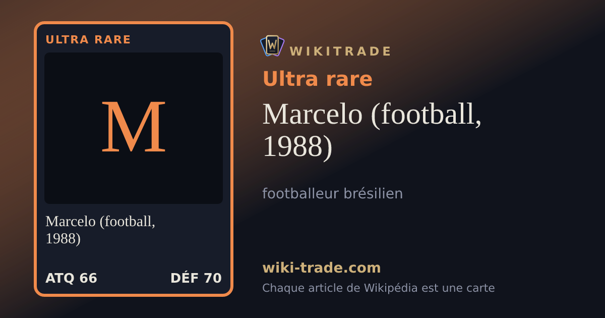 Marcelo (football, 1988) — carte Ultra rare