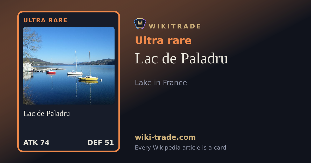 Lac de Paladru — Ultra rare card