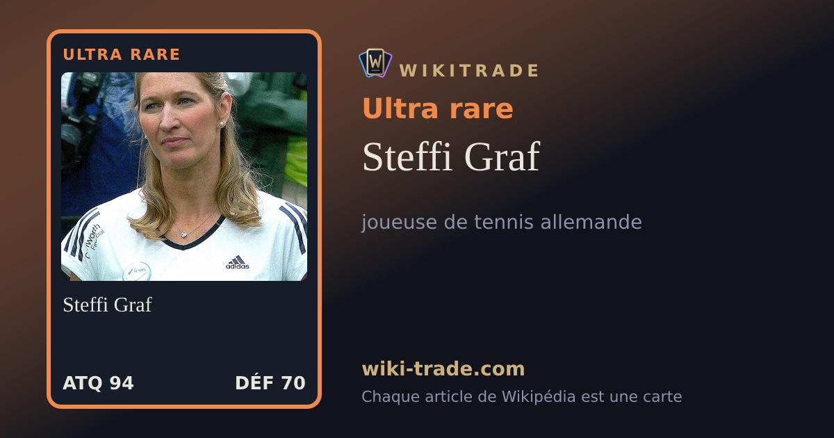 Steffi Graf — carte Ultra rare