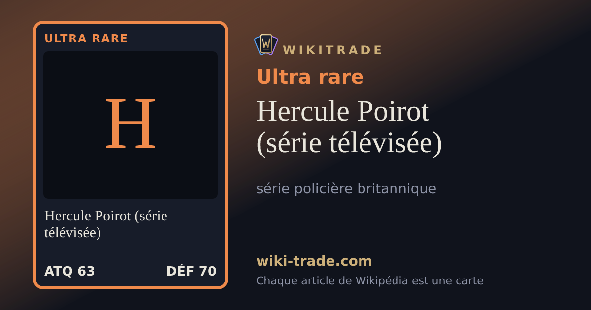 Hercule Poirot (série télévisée) — carte Ultra rare