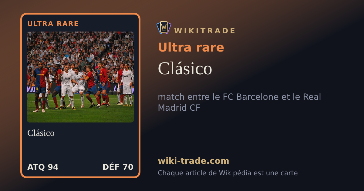 Clásico — carte Ultra rare