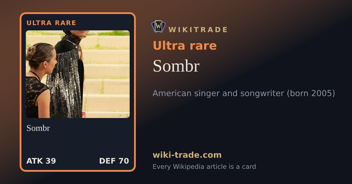 Sombr — Ultra rare card