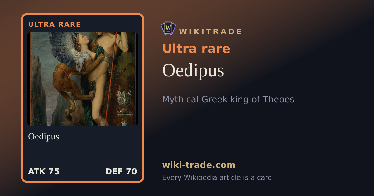 Oedipus — Ultra rare card