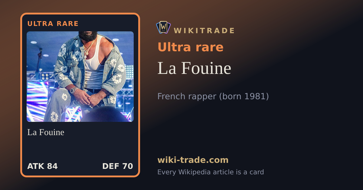 La Fouine — Ultra rare card