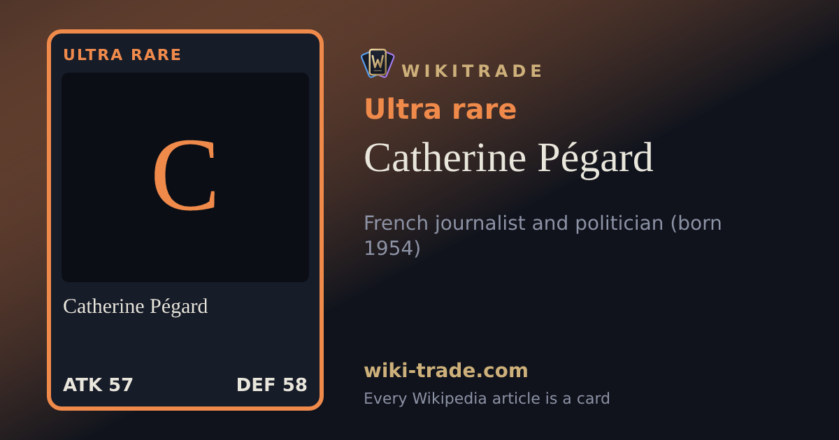 Catherine Pégard — Ultra rare card