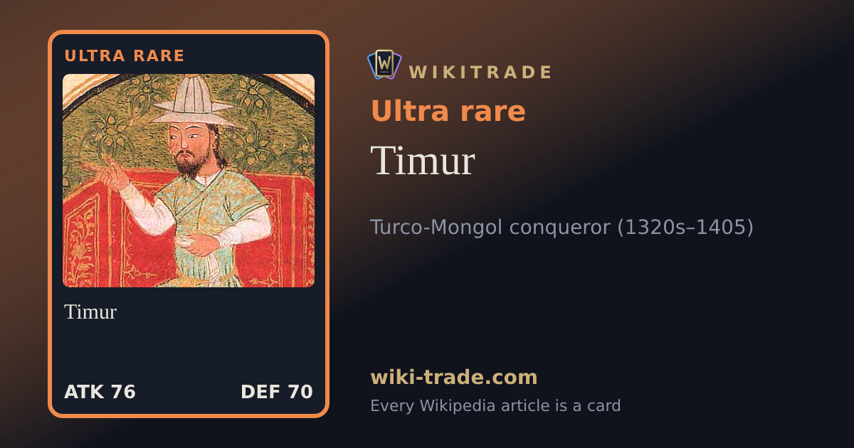 Timur — Ultra rare card