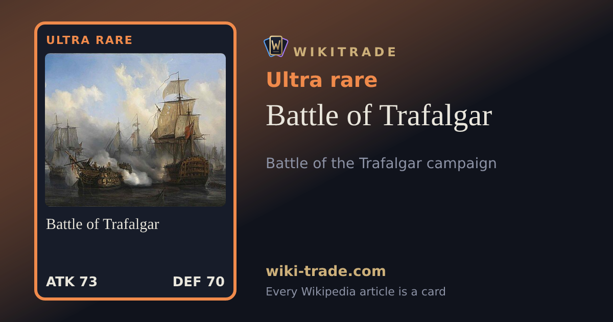 Battle of Trafalgar — Ultra rare card