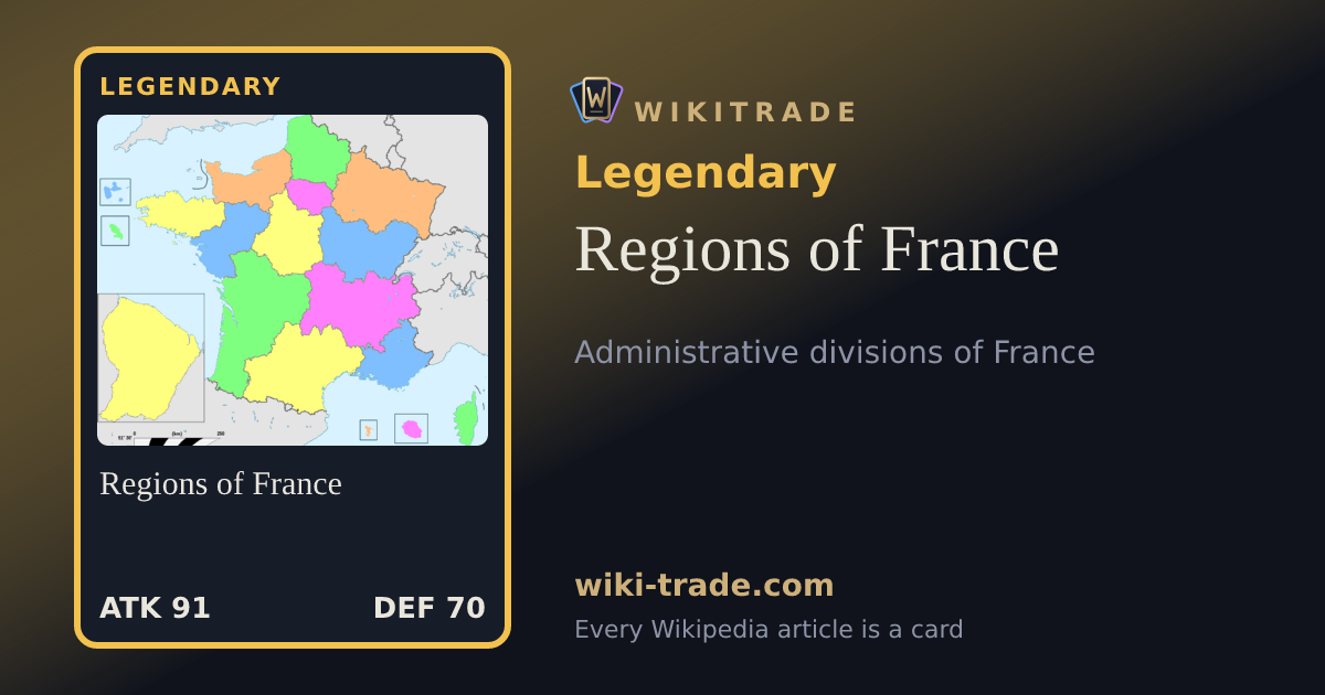 Regions of France — Legendary card