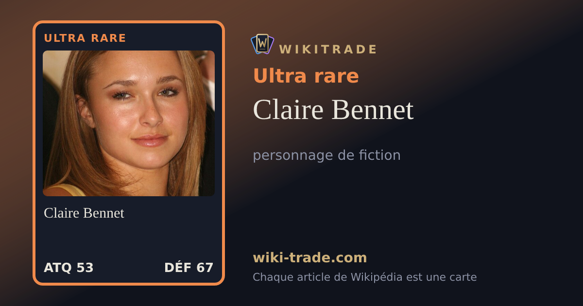 Claire Bennet — carte Ultra rare