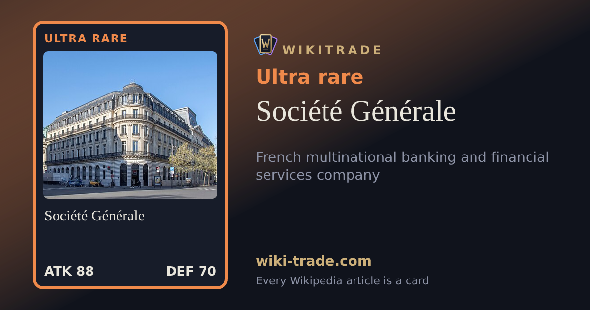 Société Générale — Ultra rare card
