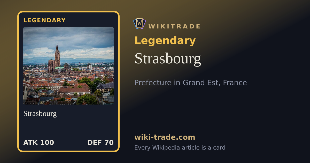 Strasbourg — Legendary card