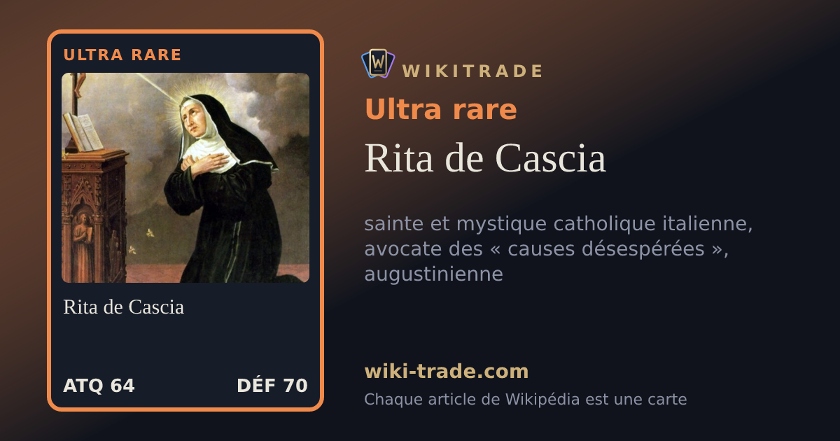Rita de Cascia — carte Ultra rare