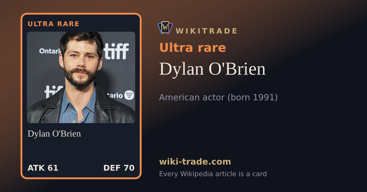 Dylan O'Brien — Ultra rare card