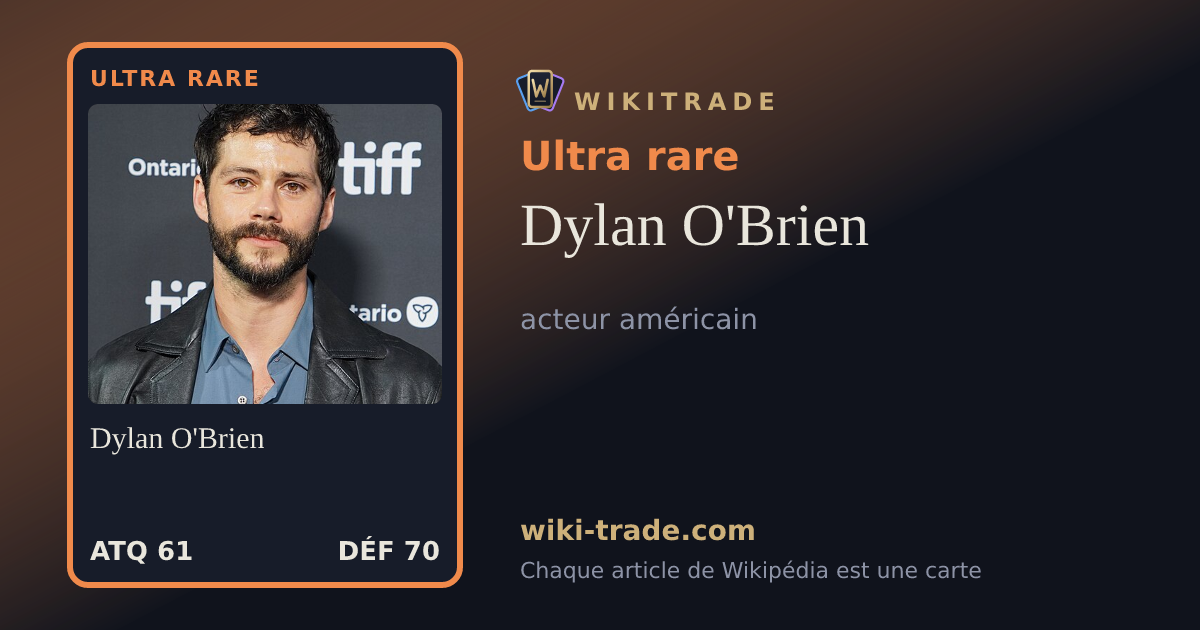 Dylan O'Brien — carte Ultra rare