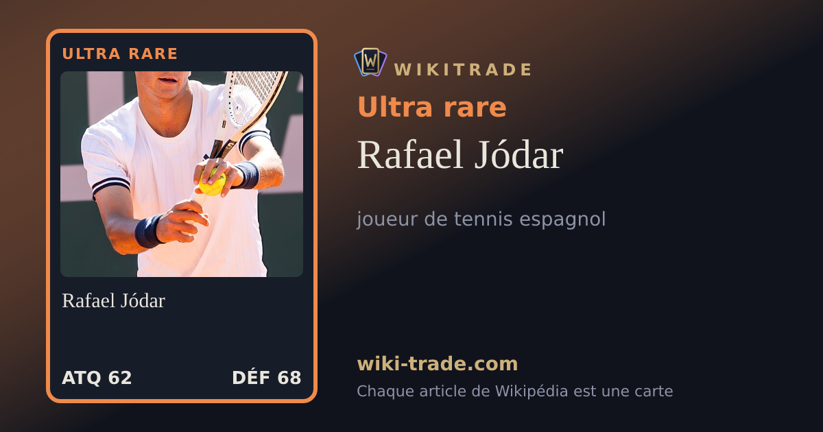 Rafael Jódar — carte Ultra rare