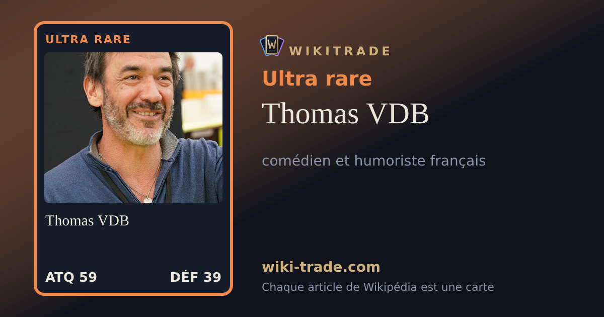 Thomas VDB — carte Ultra rare