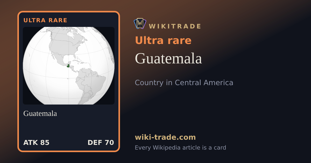 Guatemala — Ultra rare card