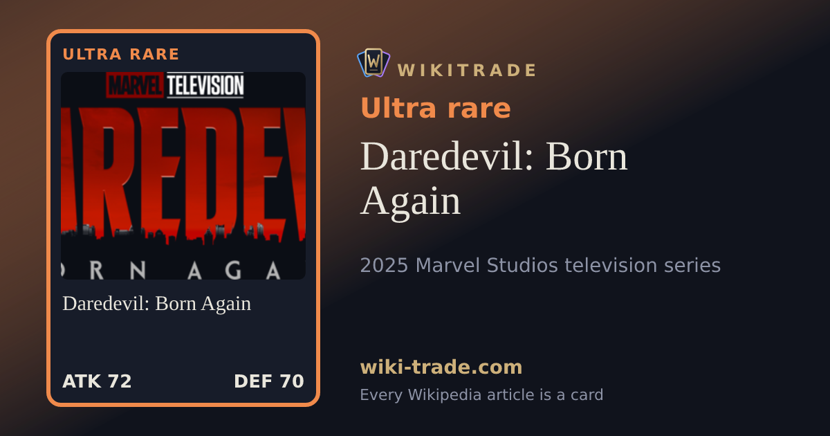 Daredevil: Born Again — Ultra rare card