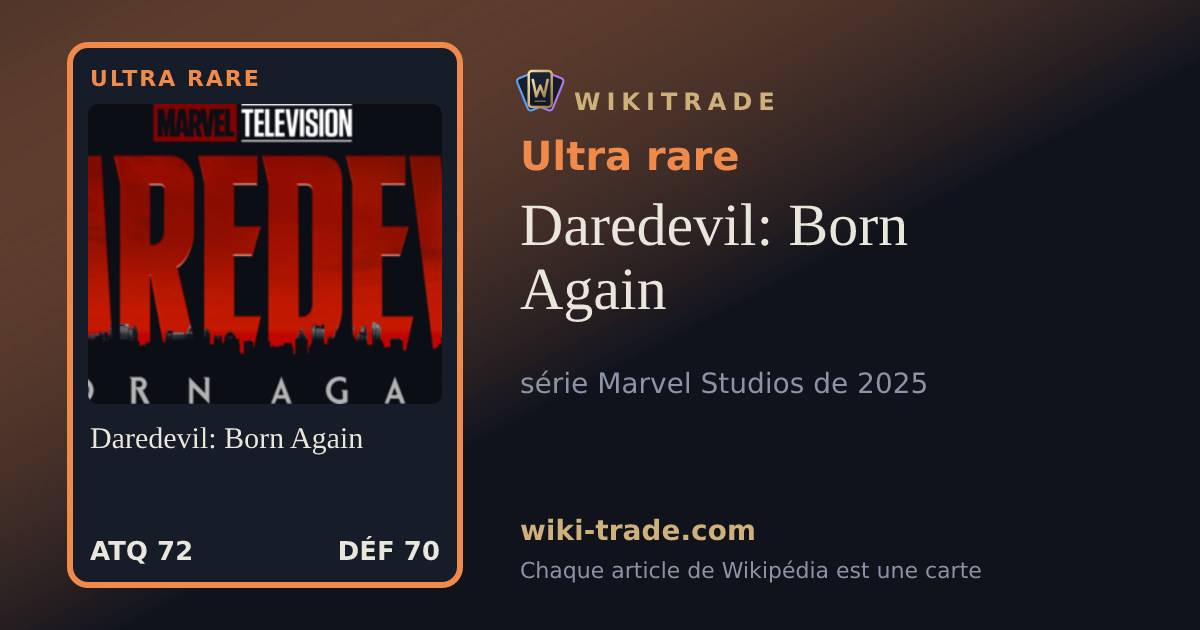 Daredevil: Born Again — carte Ultra rare