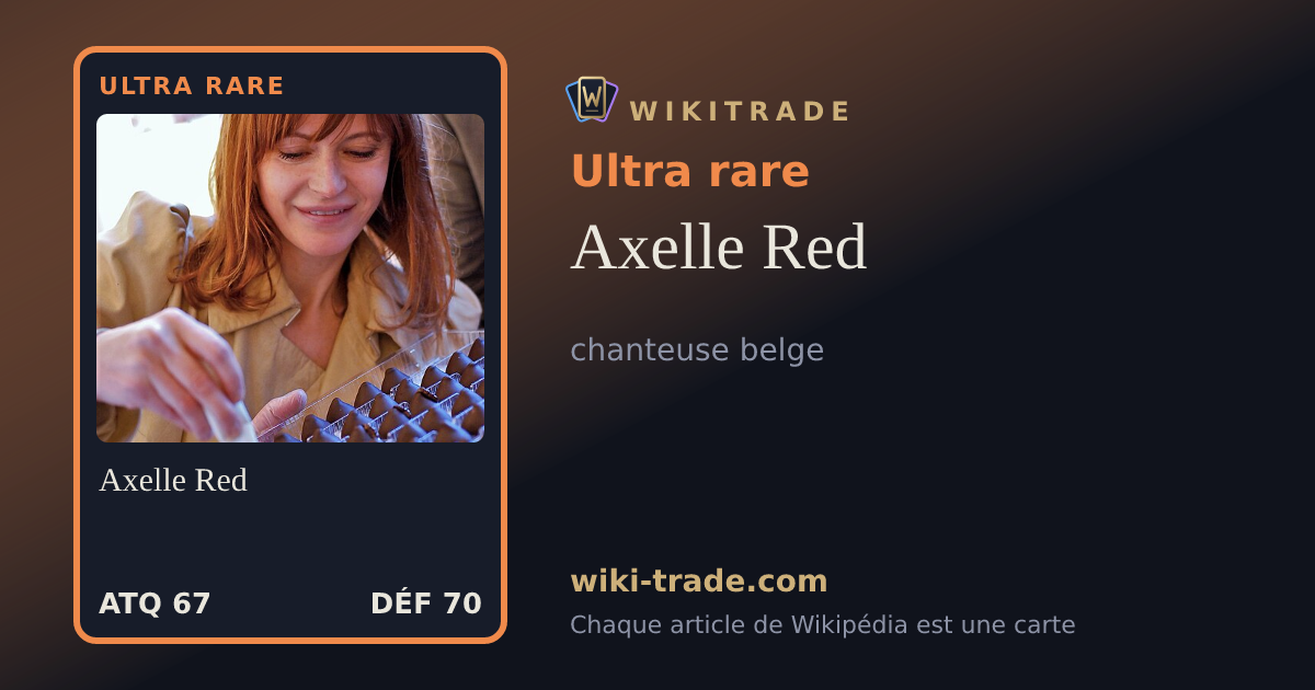 Axelle Red — carte Ultra rare