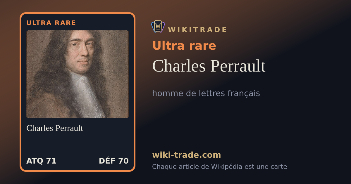 Charles Perrault — carte Ultra rare