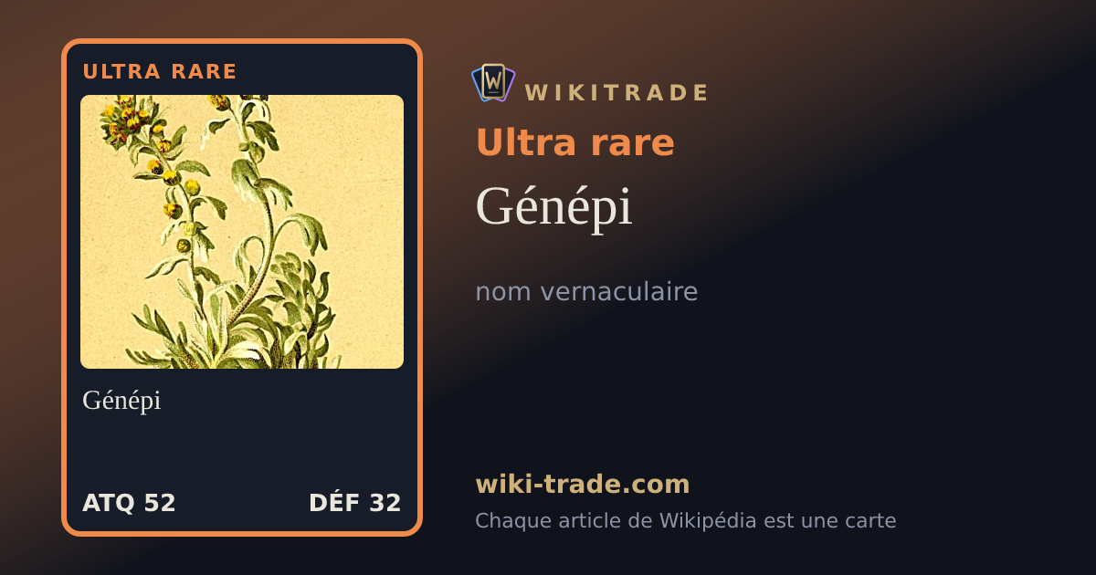 Génépi — carte Ultra rare