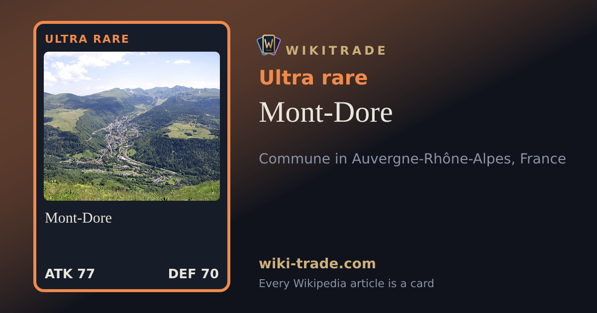 Mont-Dore — Ultra rare card