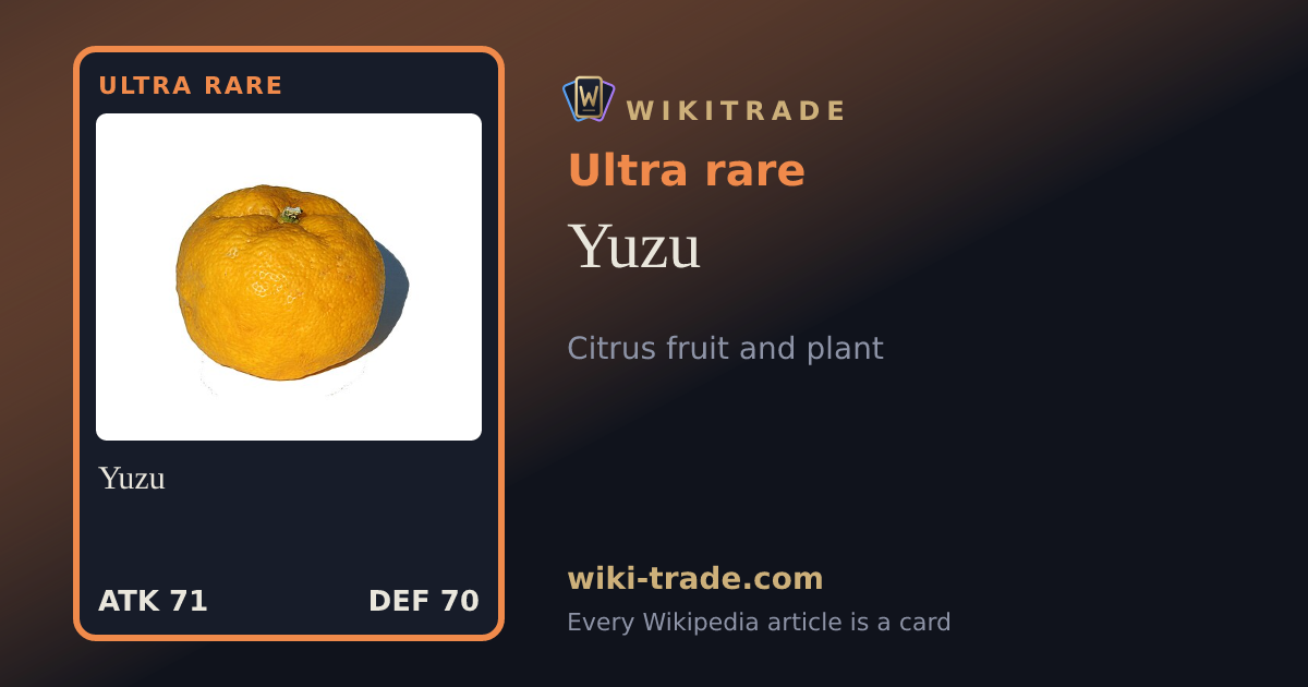 Yuzu — Ultra rare card