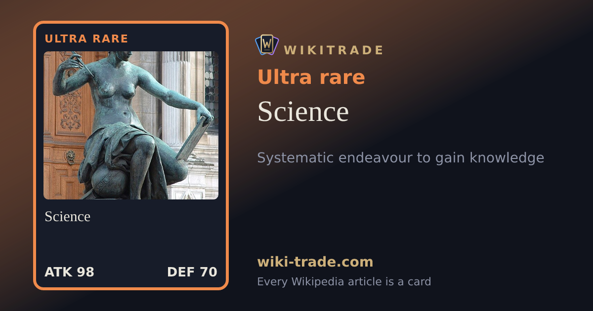 Science — Ultra rare card
