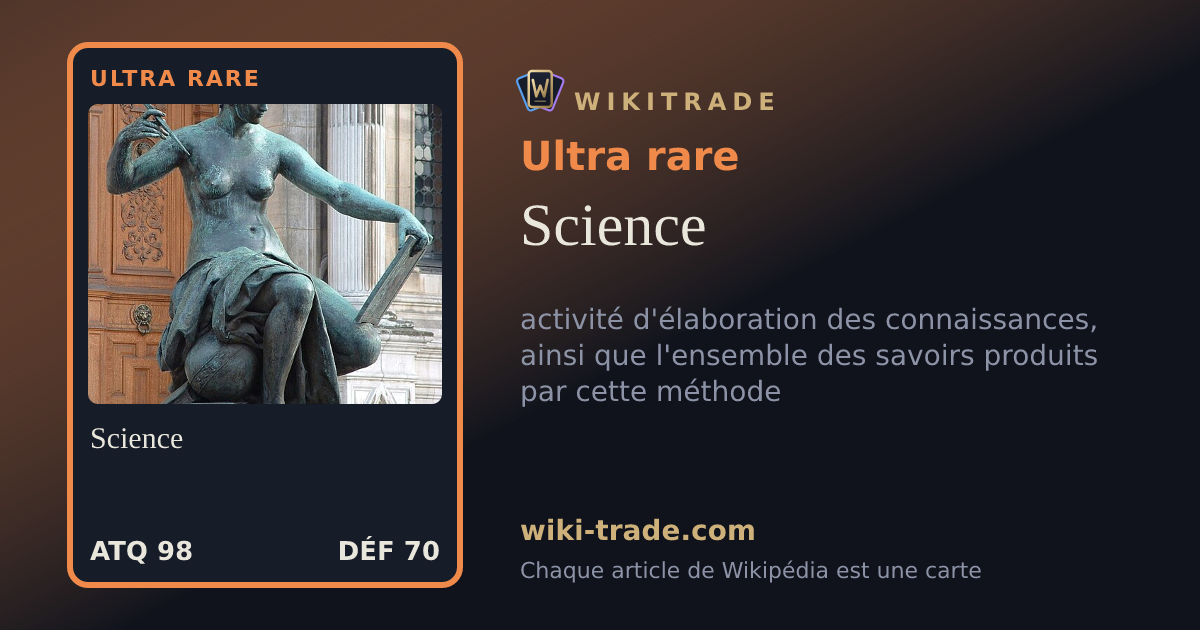 Science — carte Ultra rare