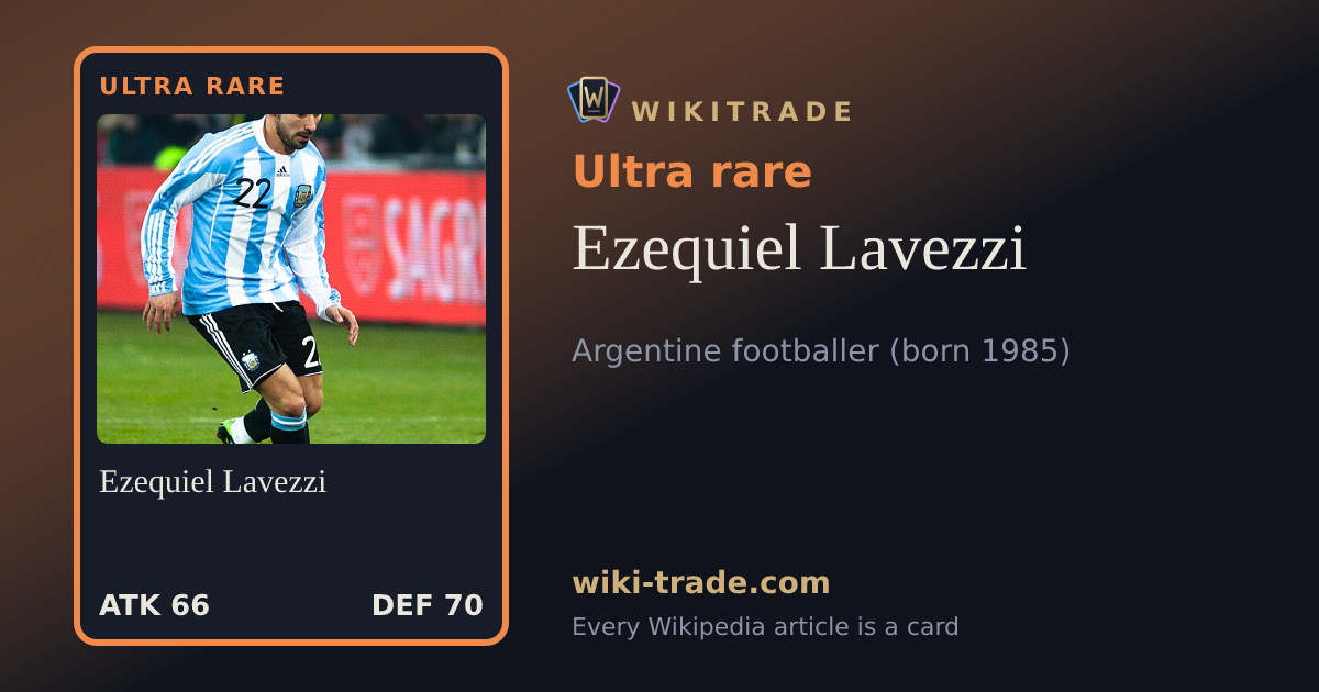 Ezequiel Lavezzi — Ultra rare card