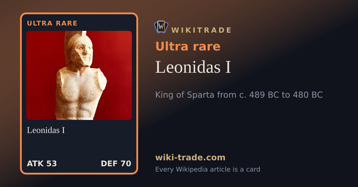 Leonidas I — Ultra rare card