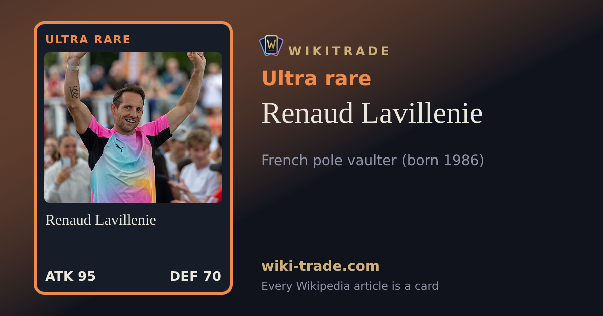 Renaud Lavillenie — Ultra rare card