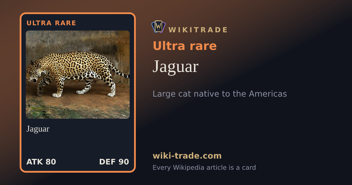 Jaguar — Ultra rare card