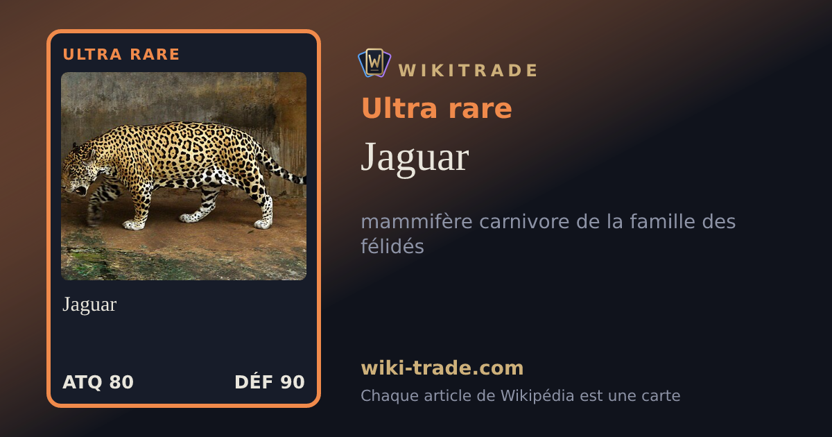Jaguar — carte Ultra rare