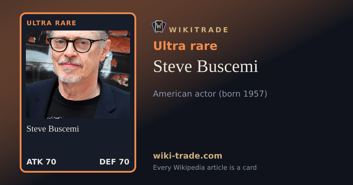 Steve Buscemi — Ultra rare card