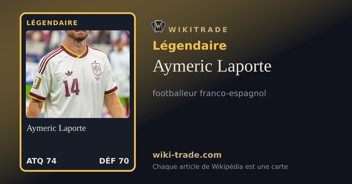 Aymeric Laporte — carte Légendaire