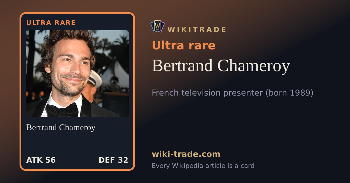 Bertrand Chameroy — Ultra rare card