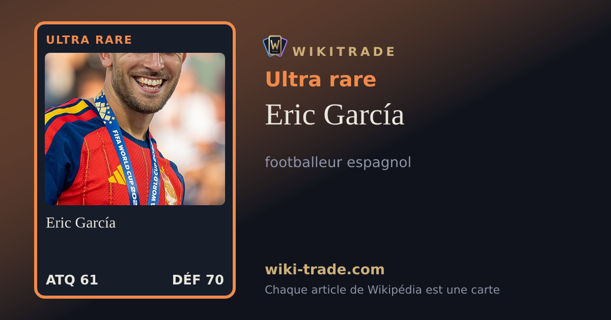 Eric García — carte Ultra rare