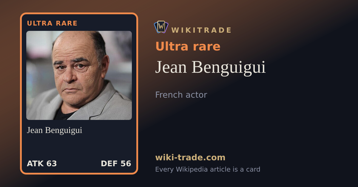 Jean Benguigui — Ultra rare card
