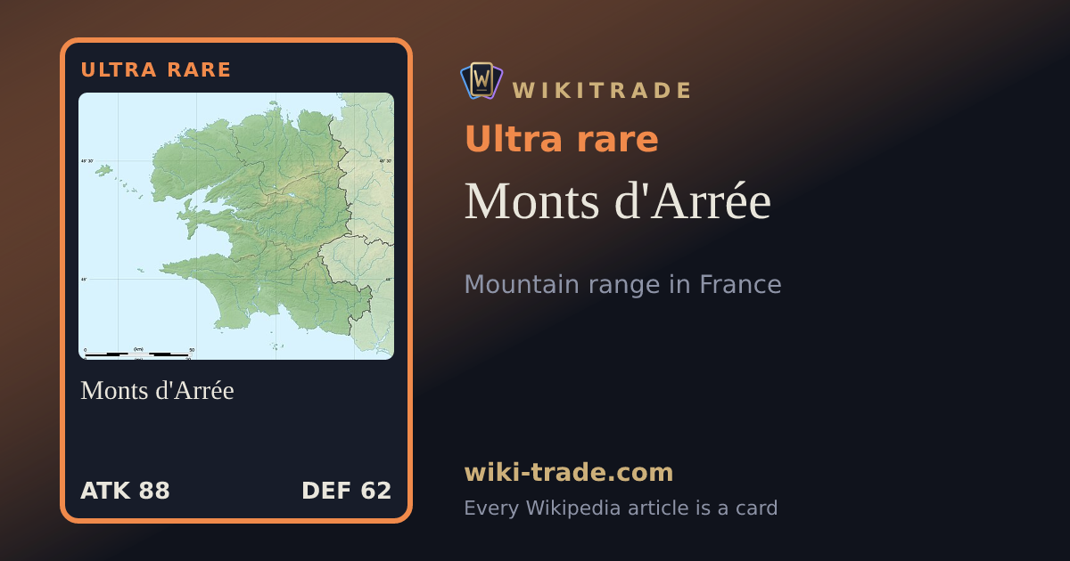 Monts d'Arrée — Ultra rare card