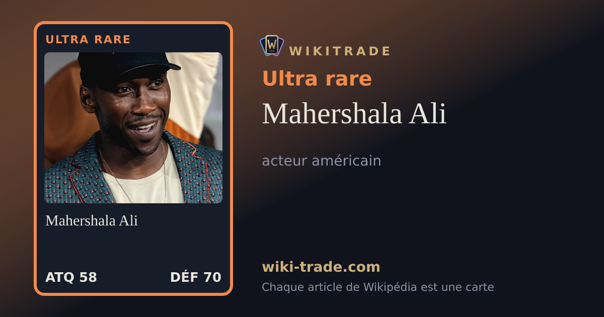 Mahershala Ali — carte Ultra rare
