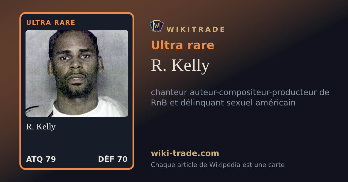 R. Kelly — carte Ultra rare
