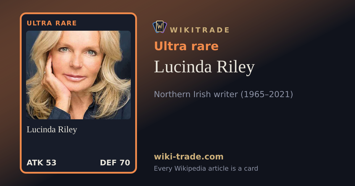 Lucinda Riley — Ultra rare card