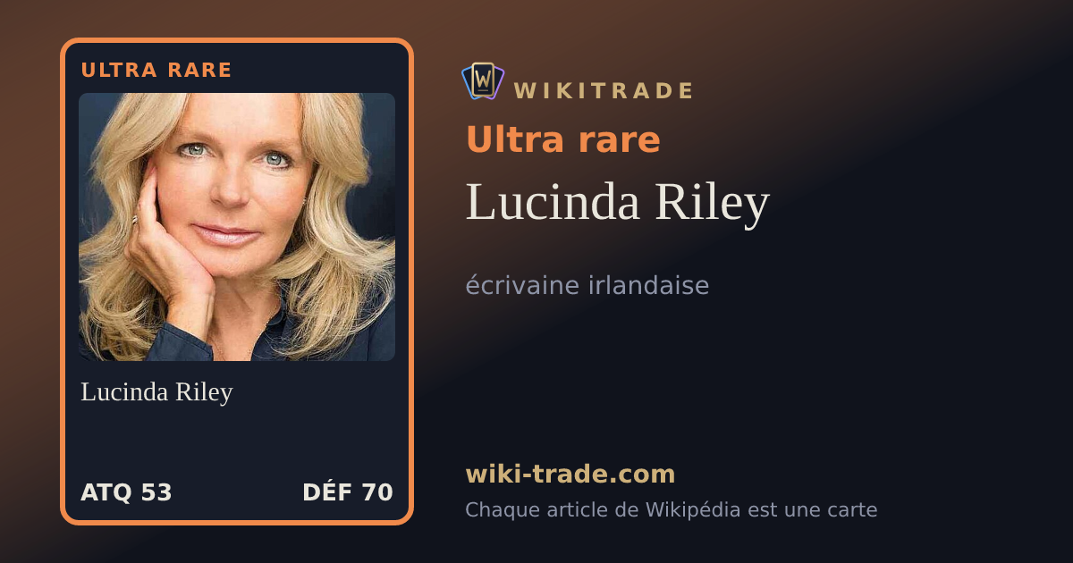 Lucinda Riley — carte Ultra rare
