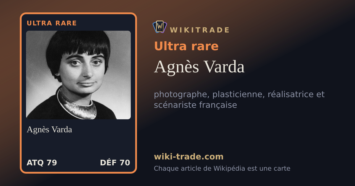 Agnès Varda — carte Ultra rare