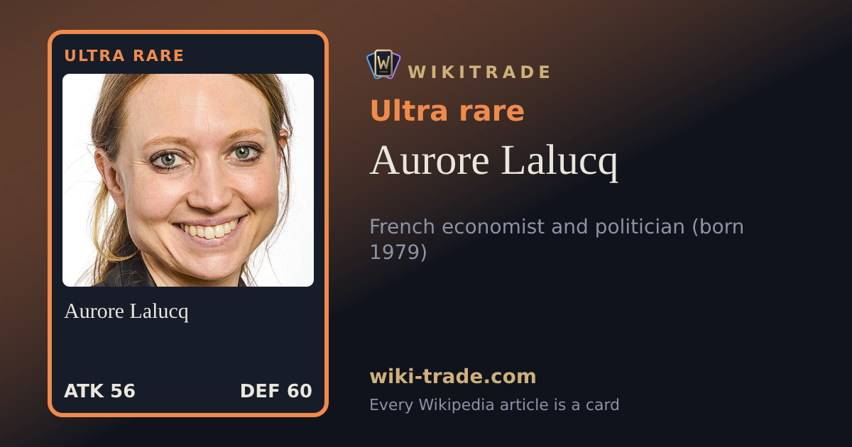 Aurore Lalucq — Ultra rare card